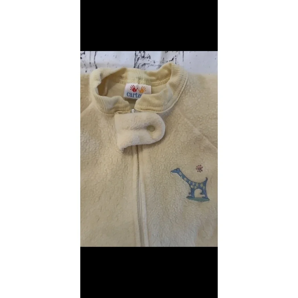 Vintage Carters Fleece Sleep Sack‎ One Size Giraffee